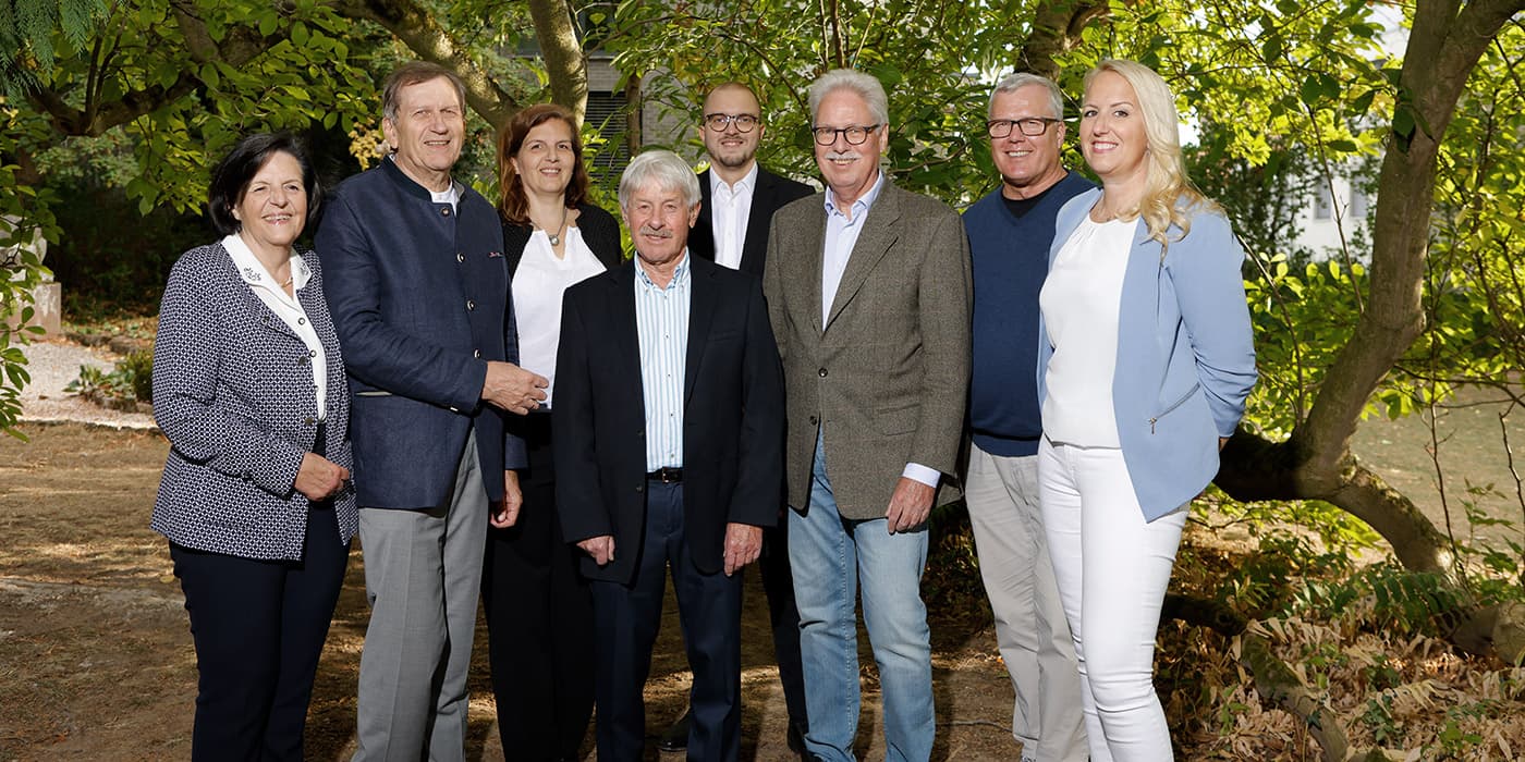 Kuratorium und Vorstand der Susanne und Gerd Litfin Stiftung im Stiftungsgarten